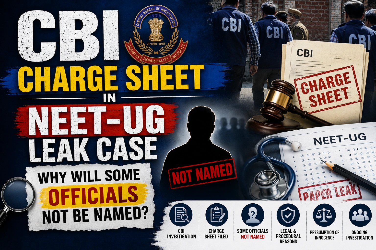 CBI Charge Sheet in NEET-UG Leak Case: Why Will Some Officials Not Be Named?